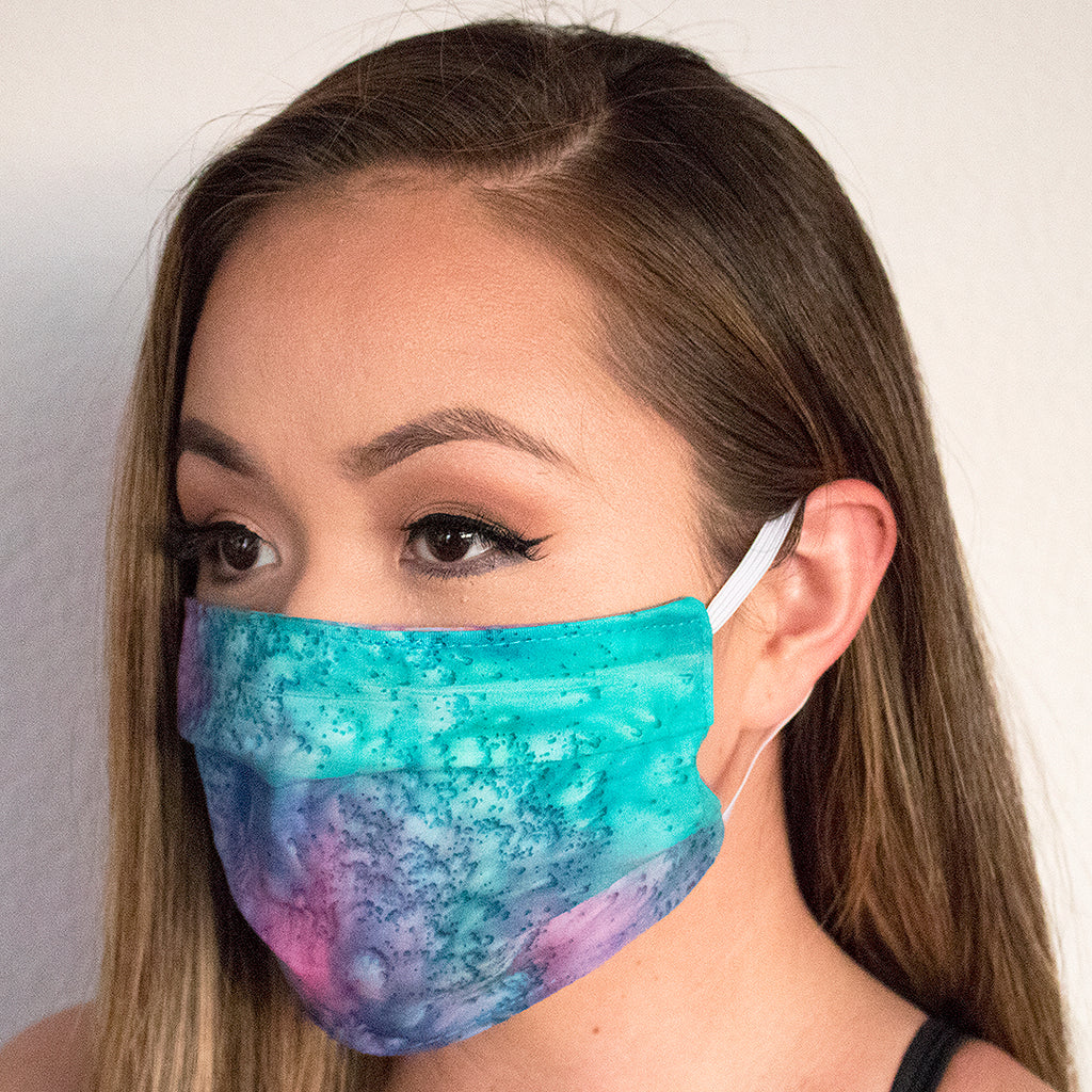 Galaxy Tie-Dye Face Cover Mask