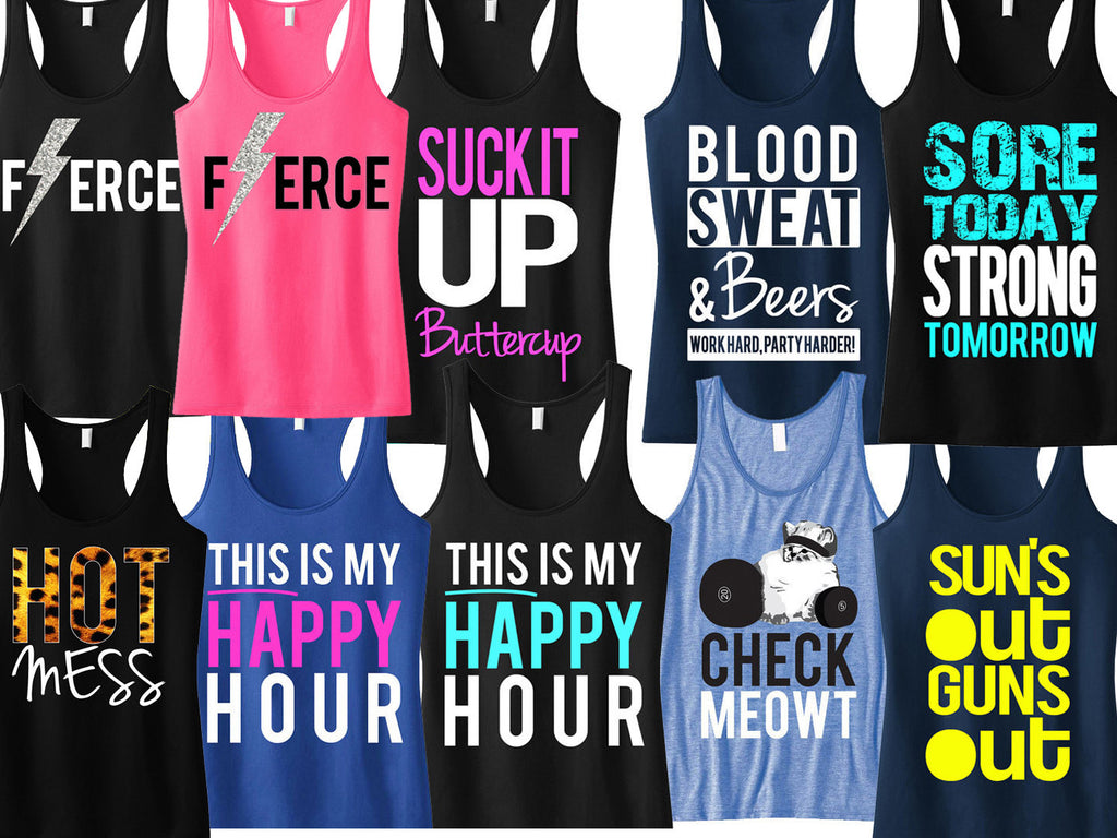 Grab Bag "4" Workout Tank Tops