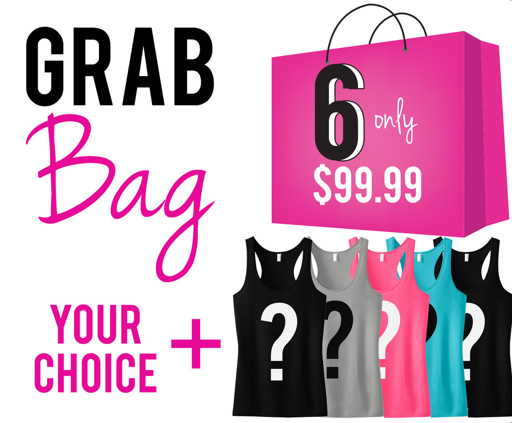 Grab Bag "6" Workout Tank Tops