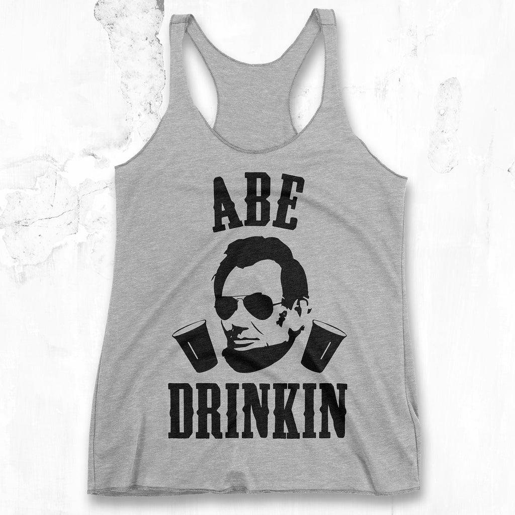 Abe Drinkin - Gray Tank Top