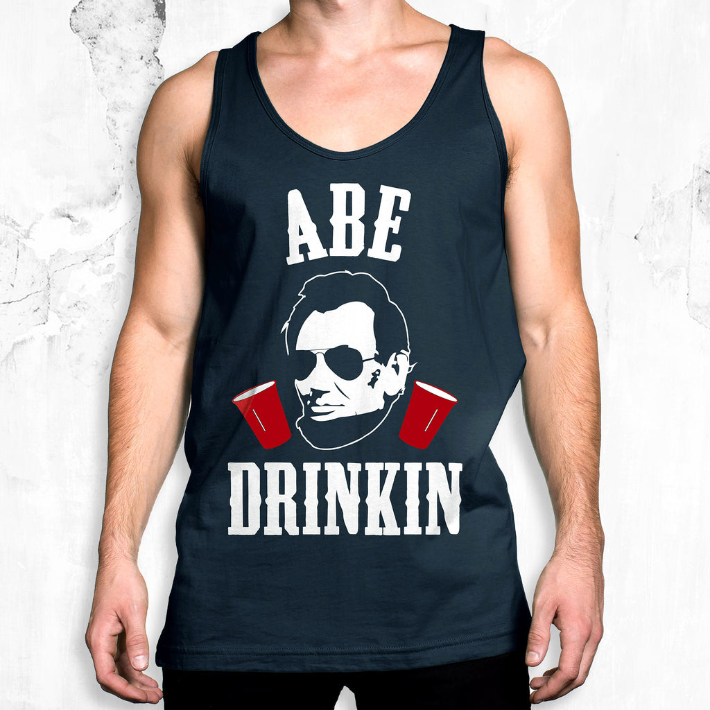 MOUNT SLOSHMORE Men's Navy Blue Tank - Pick President