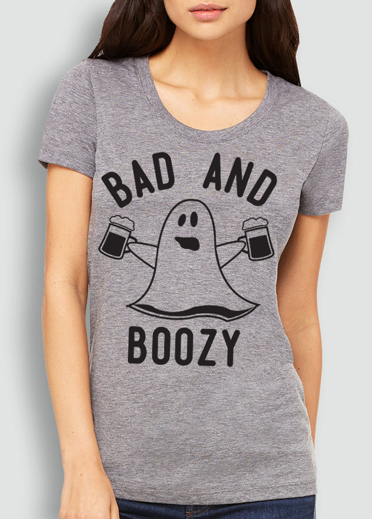 BAD & BOOZY Mugs Halloween Short Sleeve Tee - Pick Color