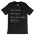Beauty, Grace, Resting B*tch Face T-Shirt - Pick Color