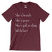 Beauty, Grace, Resting B*tch Face T-Shirt - Pick Color