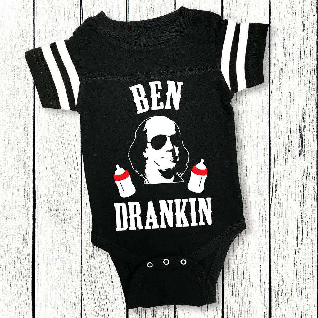 BEN DRANKIN 4th of JULY Baby Onesie