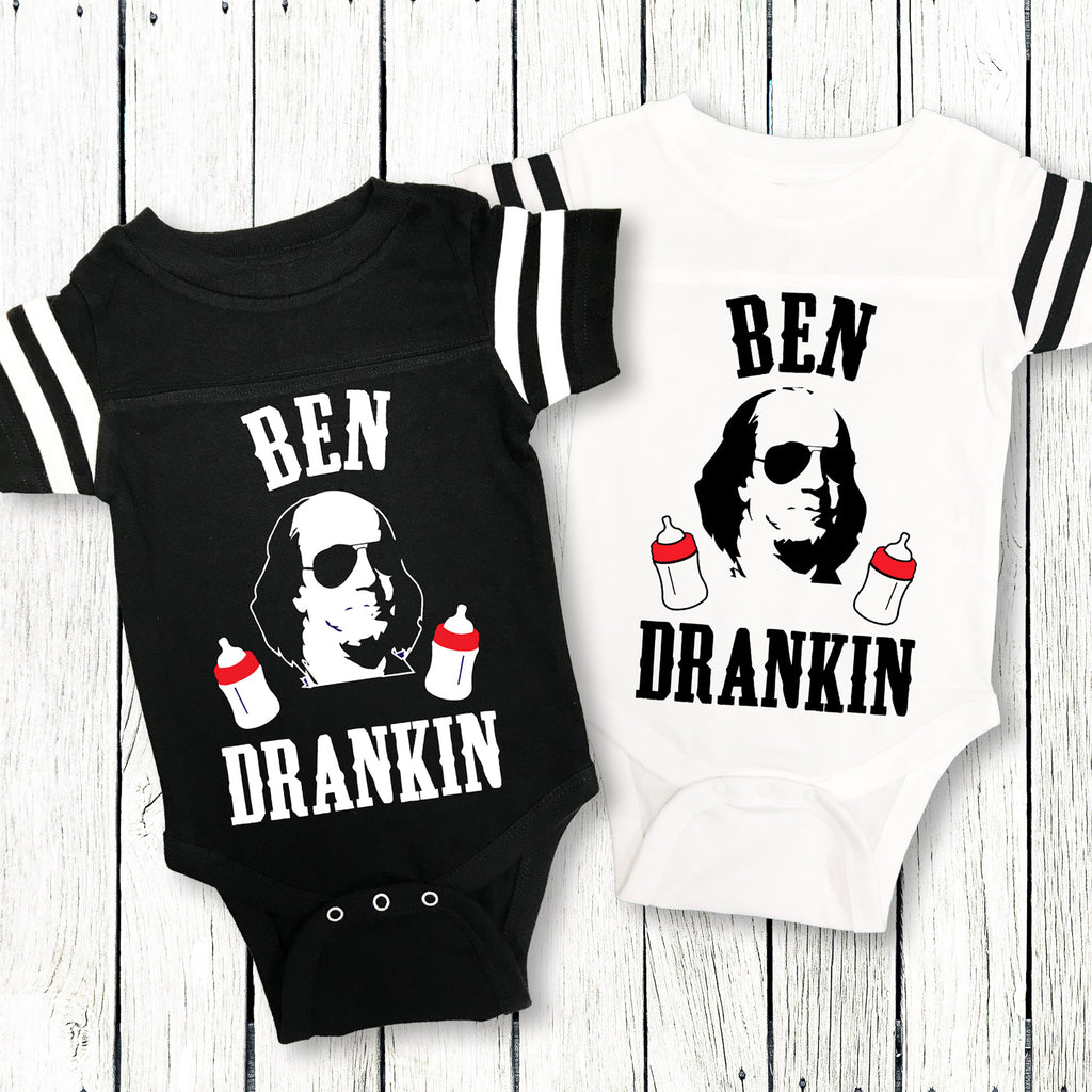 BEN DRANKIN 4th of JULY Baby Onesie