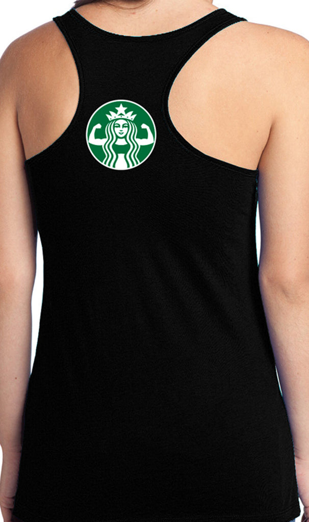 SALE!! STARBUFF Parody COLOR MINI LOGO Tank Top Racerback