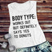 BODY TYPE Loves Tacos Marble Muscle Tank Top - Pick Color & Food or Beer