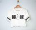BRIDE RING FINGER Shirt Crop Top
