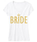 BRIDE GOLD WEDDING 5 SHIRTS 15% Off Bundle, Bride Shirt, Bridesmaid shirt, maid of honor shirt