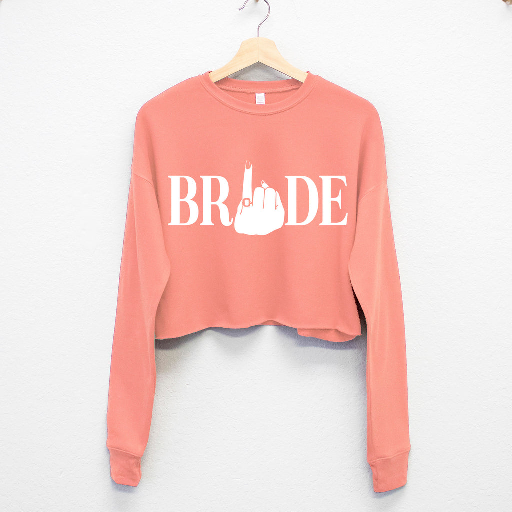 BRIDE RING FINGER Cropped Sweater