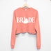 BRIDE RING FINGER Cropped Sweater