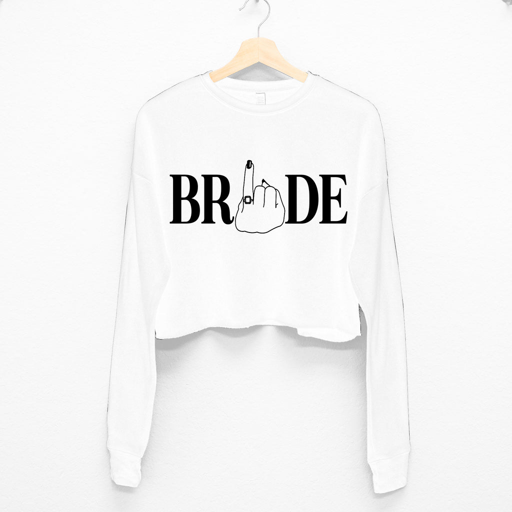 BRIDE RING FINGER Cropped Sweater