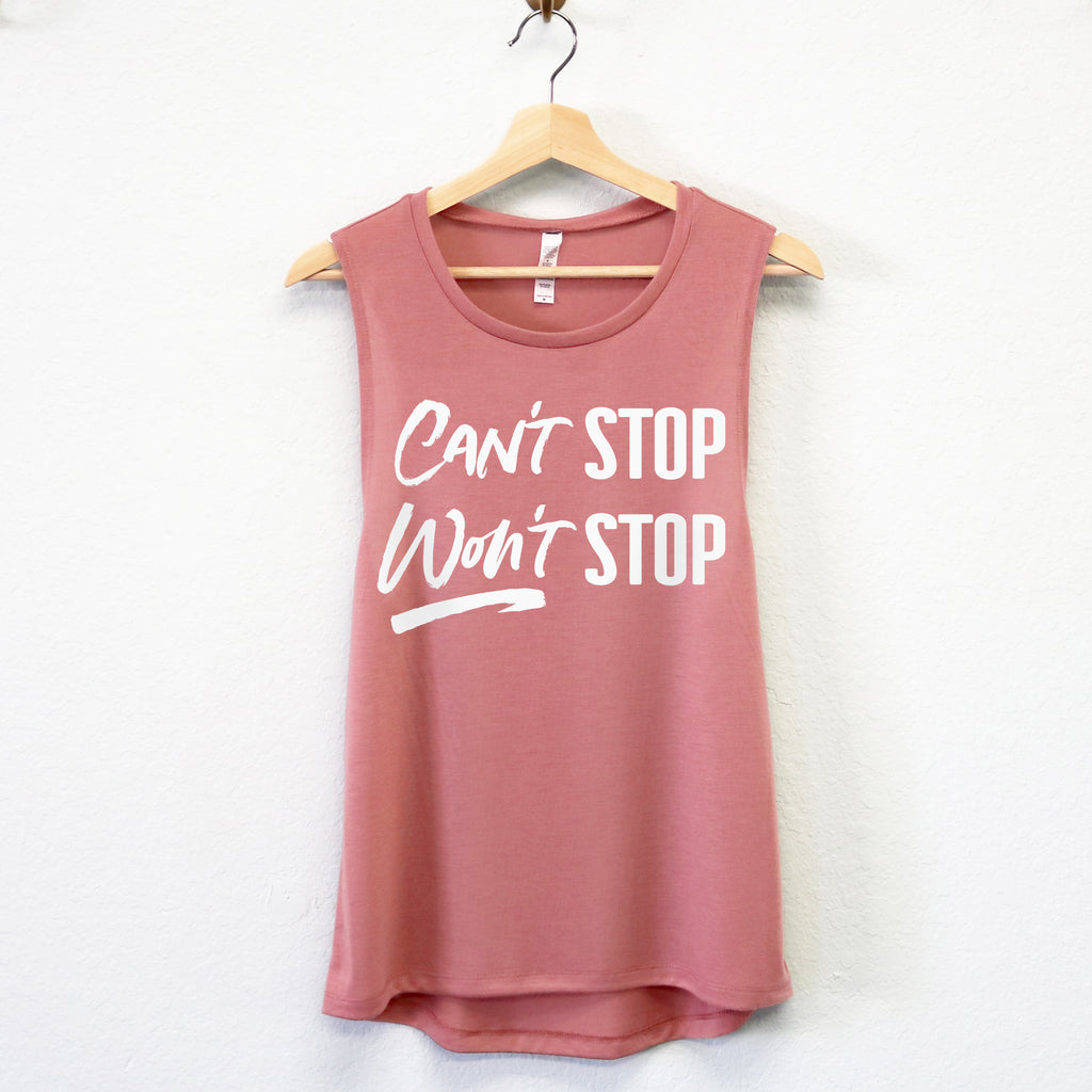 Can't Stop Won't Stop Tank Top - Pick Style