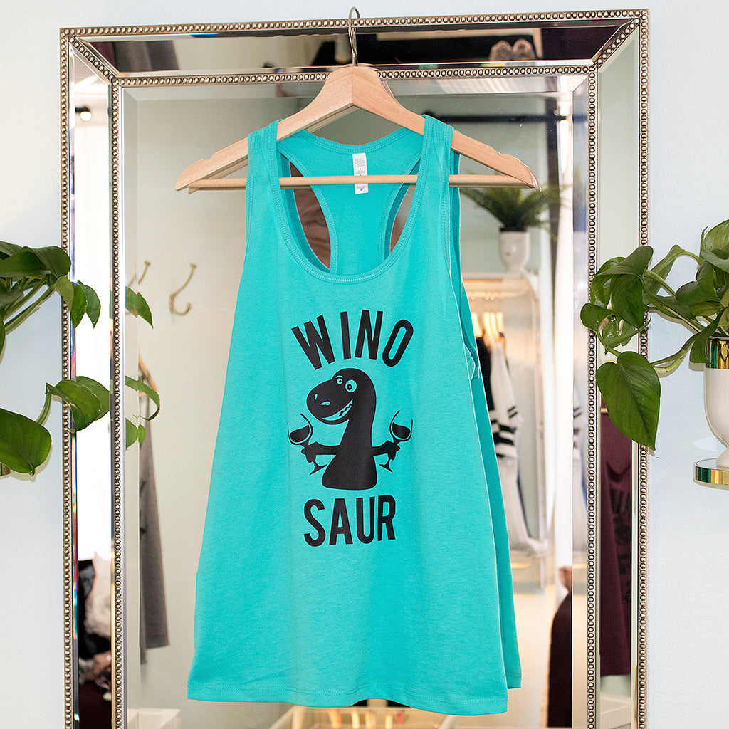 WINO SAUR Racerback Tank Top - Pick Color