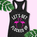 Bride Flamingo Tank Top - Pick Style