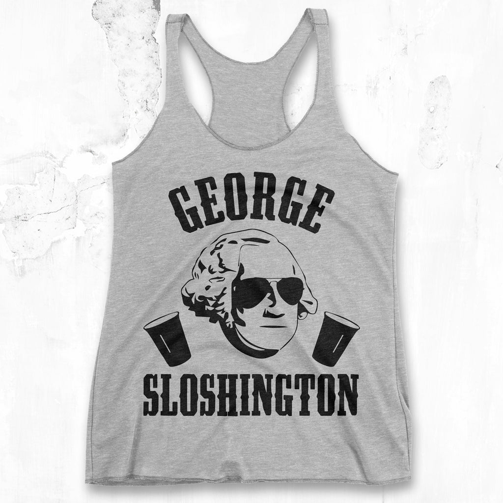 George Sloshington - Gray Tank Top