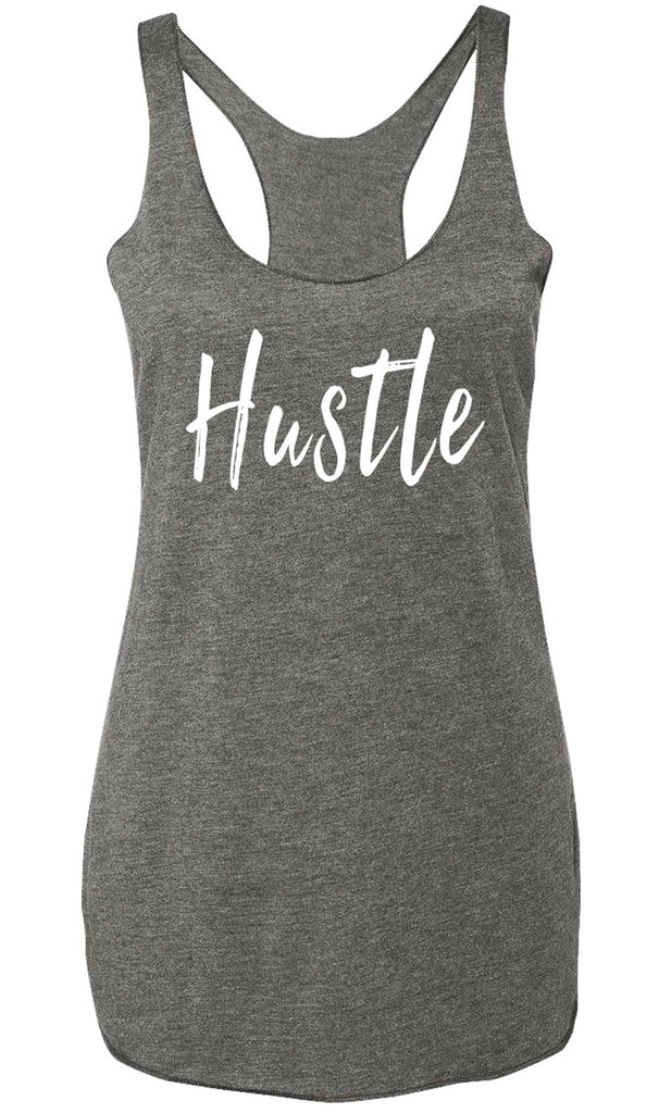 HUSTLE Tank Top Heather Gray