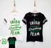IRISH DRINKING TEAM St. Patrick's Day Shirt Women - 6 Names to Pick