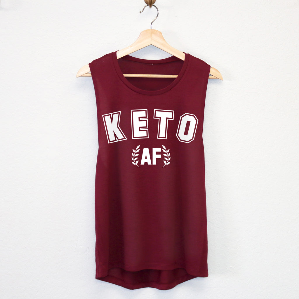 KETO AF Tank Top or Crop Top - Pick Style