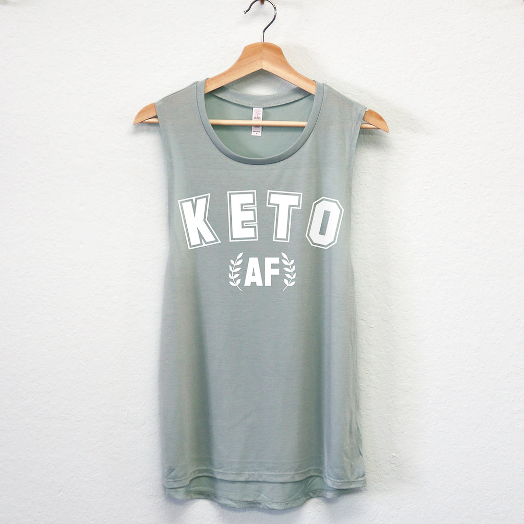KETO AF Tank Top or Crop Top - Pick Style