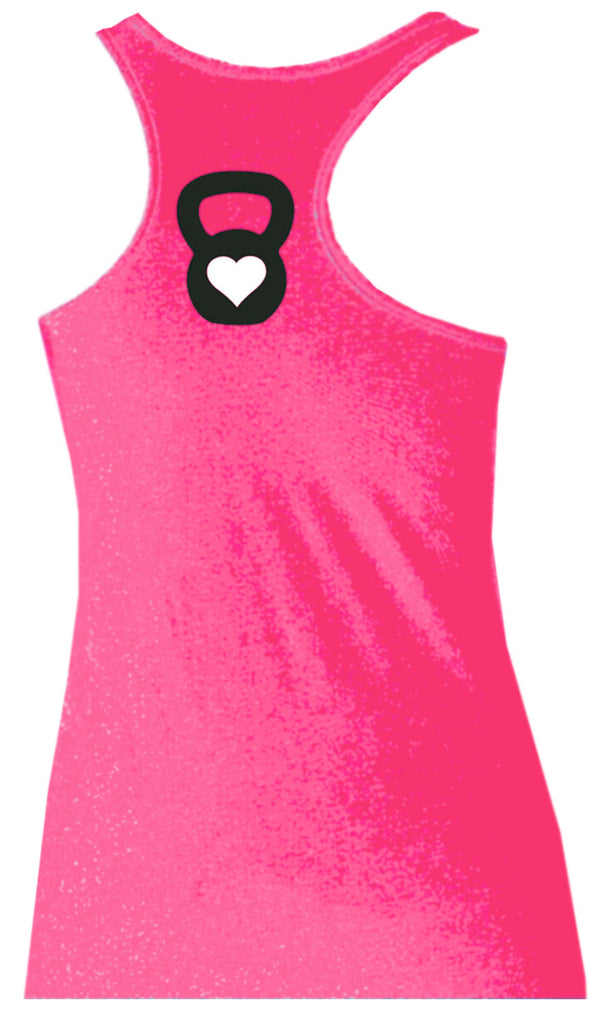 Kettle Belle Workout Tank Top Mini Logo, Pick Color