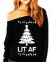 LIT AF Christmas Slouchy Sweatshirt - Pick Color