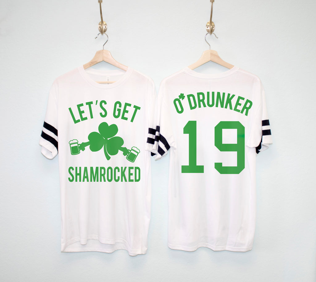 LET'S GET SHAMROCKED Custom Men's St. Patrick's Day Shirt