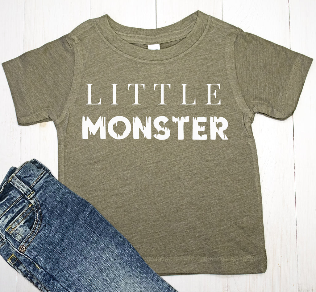Little Monster Halloween Baby Boy or Toddler T-Shirt