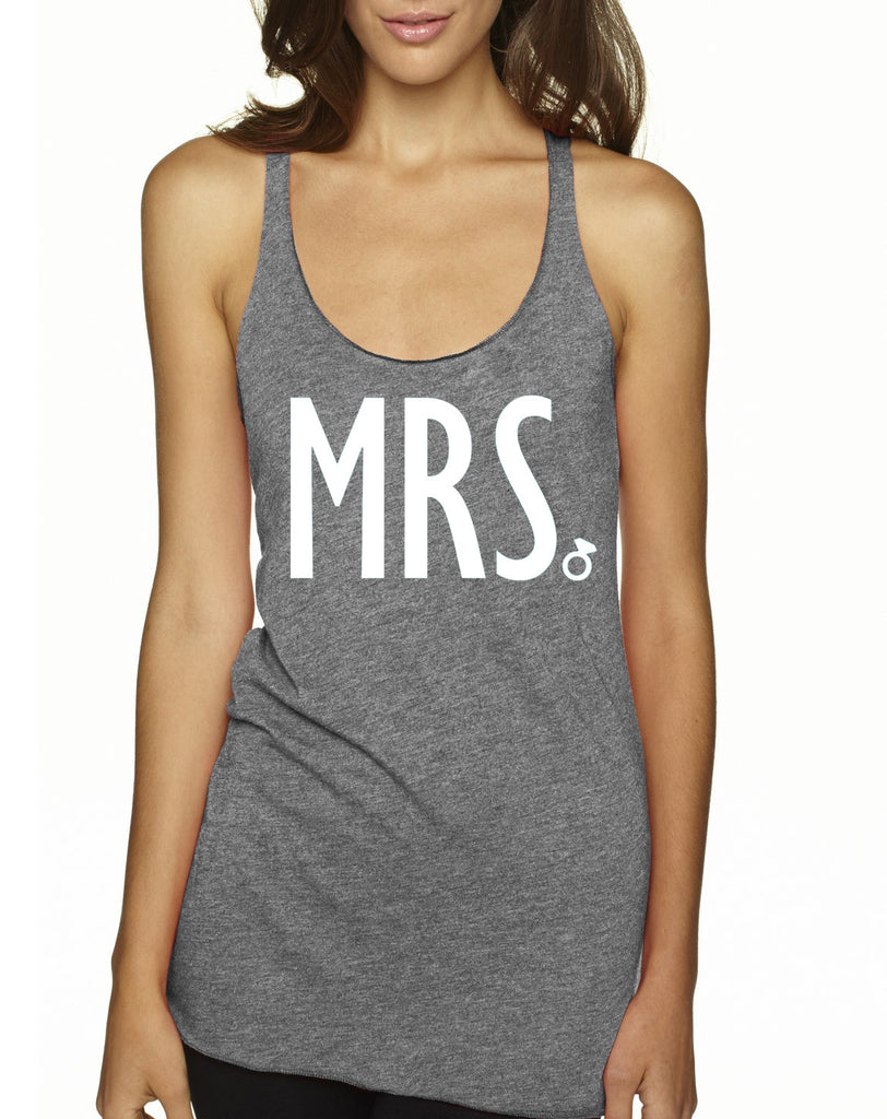 MRS Bride Tank Top Heather Gray