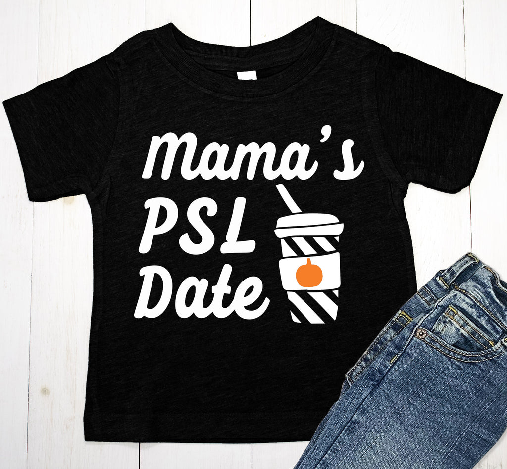 Mama's PSL Date Halloween Baby Boy or Toddler T-Shirt