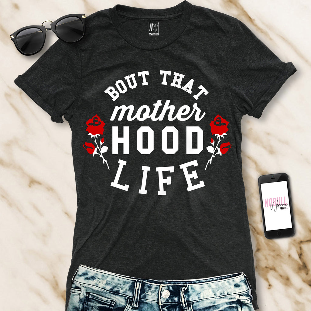 Bout That MOTHERHOOD LIFE Shirt Pick Color Crew Neck
