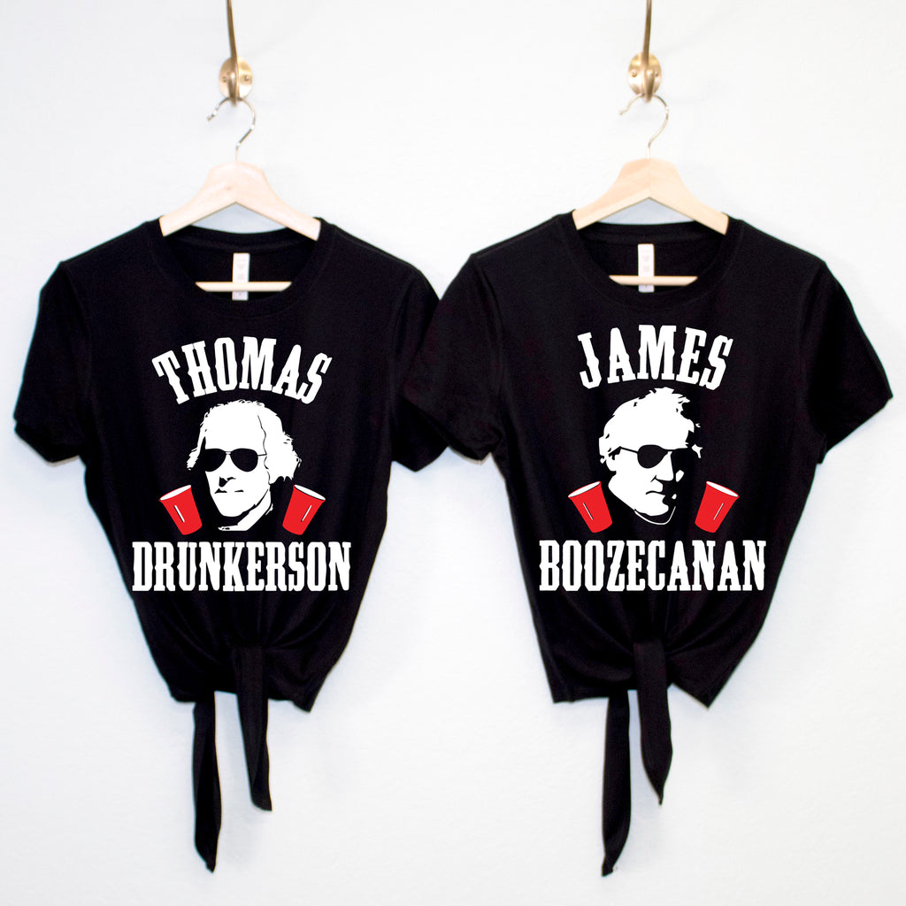 Mount Sloshmore Black Crop Tops - Pick President