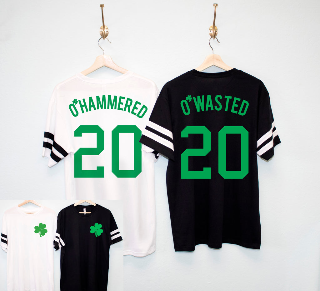 O'Wasted St. Patrick's Day Men's Shirt - 5 Names to Pick Drinking Team