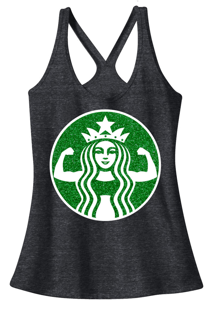 GLITTER STARBUFF Parody Tank Top T-BACK