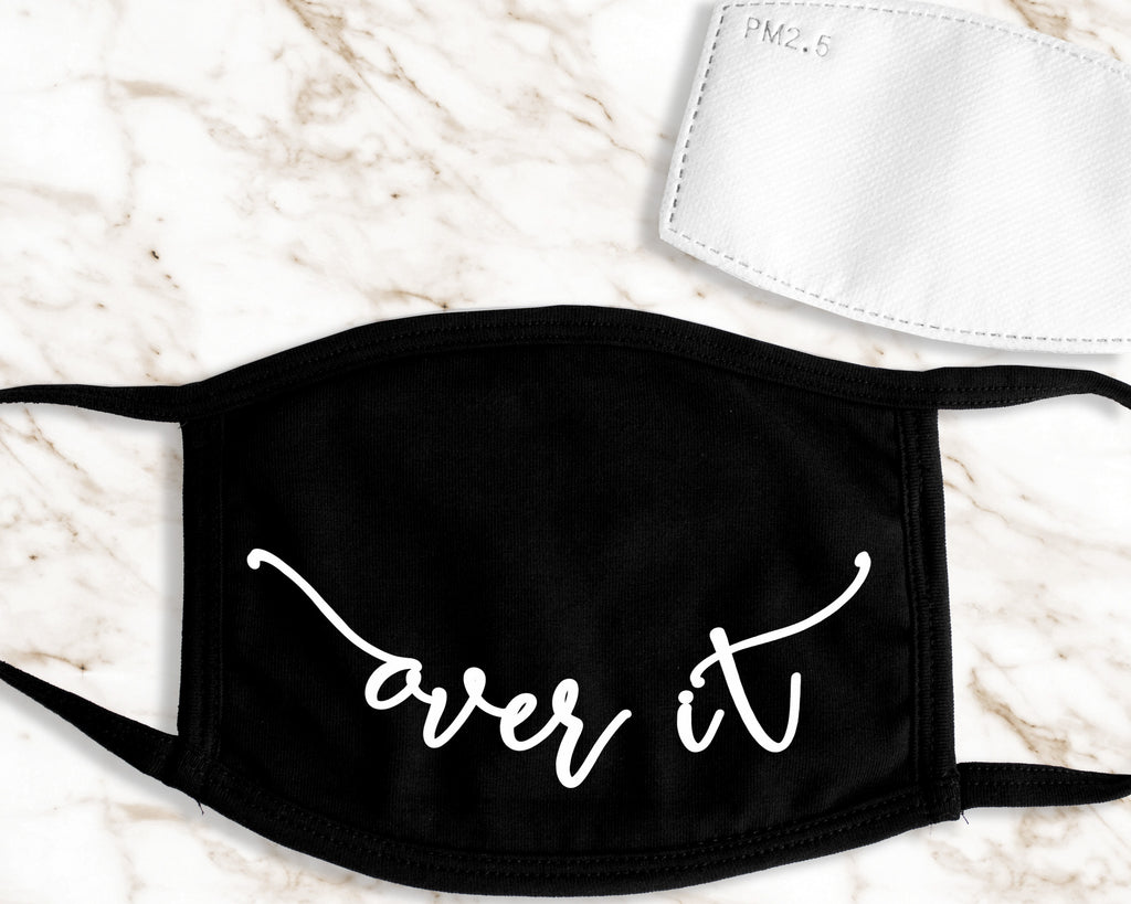 OVER IT Adult Face Mask with Filter Pocket and 1 Filter Included