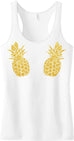PINEAPPLE Bikini Gold Glitter Tank Top - Pick Color