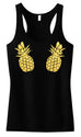 PINEAPPLE Bikini Gold Glitter Tank Top - Pick Color