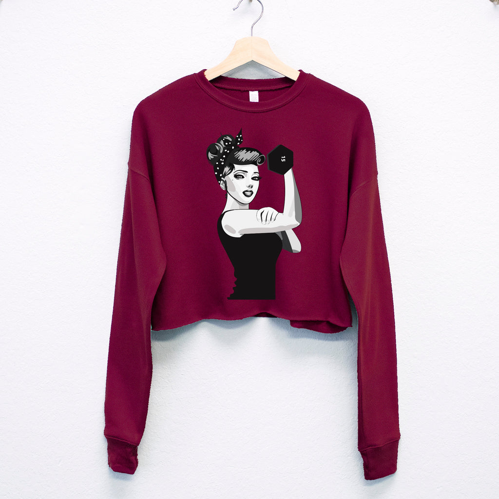 ROSIE the RIVETER CROPPED Sweater