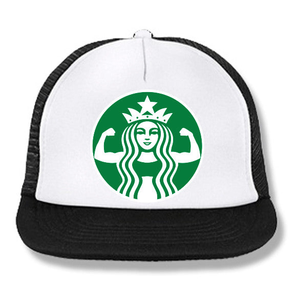 STARBUFF White Trucker Hat