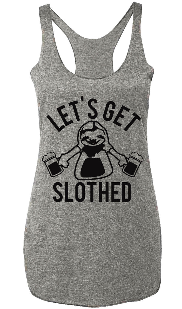 SLOTH DRINKING TEAM Tank Top - Let's Get Slothed!