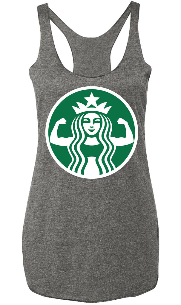 STARBUFF Parody Original Heather Gray Tank Top Racerback