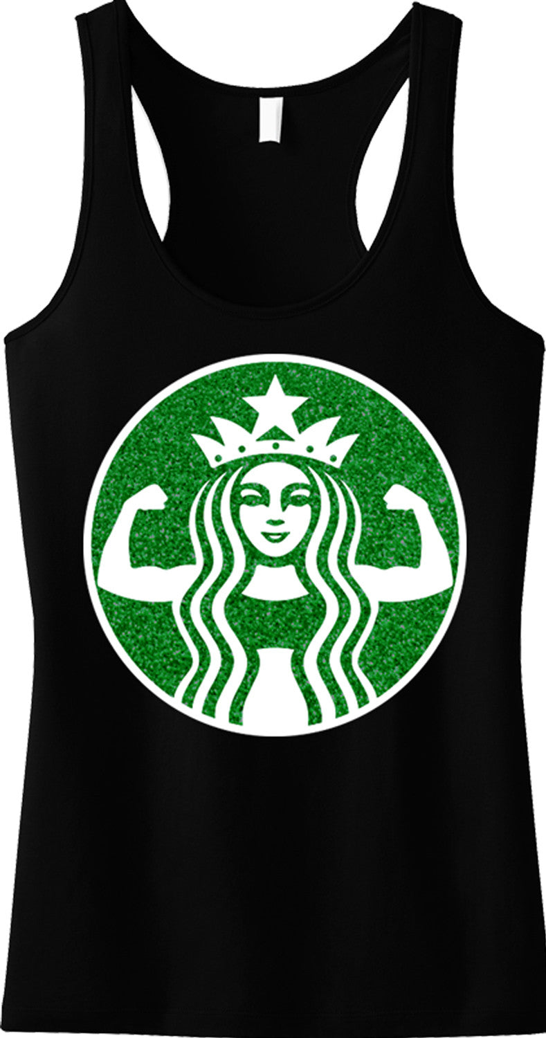 GLITTER STARBUFF Parody Tank Top Racerback