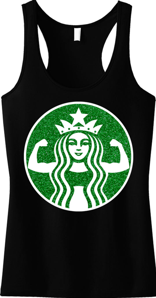 GLITTER STARBUFF Parody Tank Top Racerback