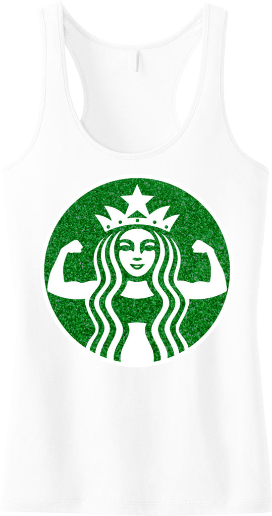 GLITTER STARBUFF Parody Tank Top Racerback