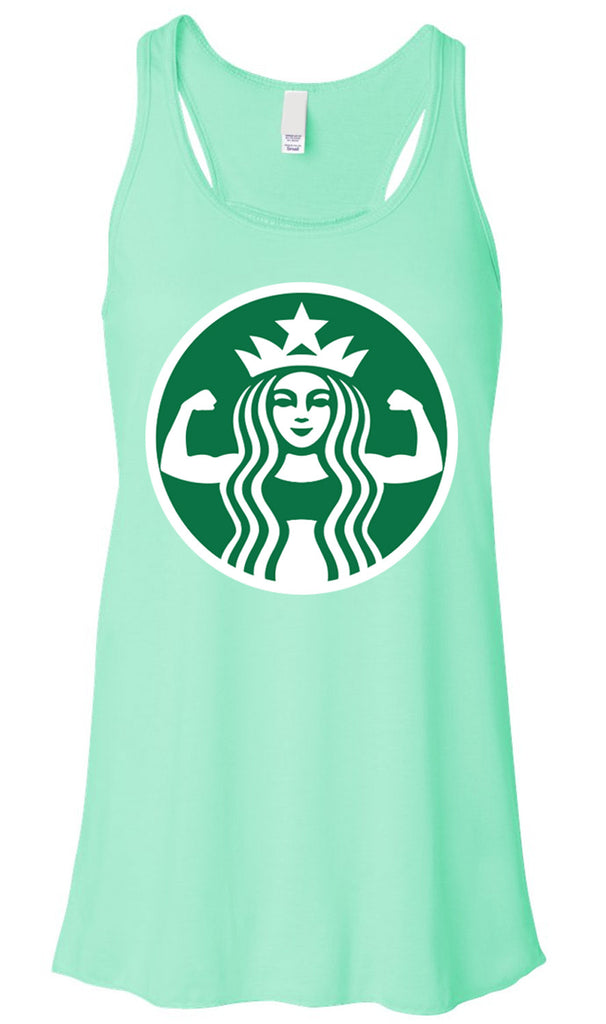 STARBUFF Parody Mint Tank Top Racerback