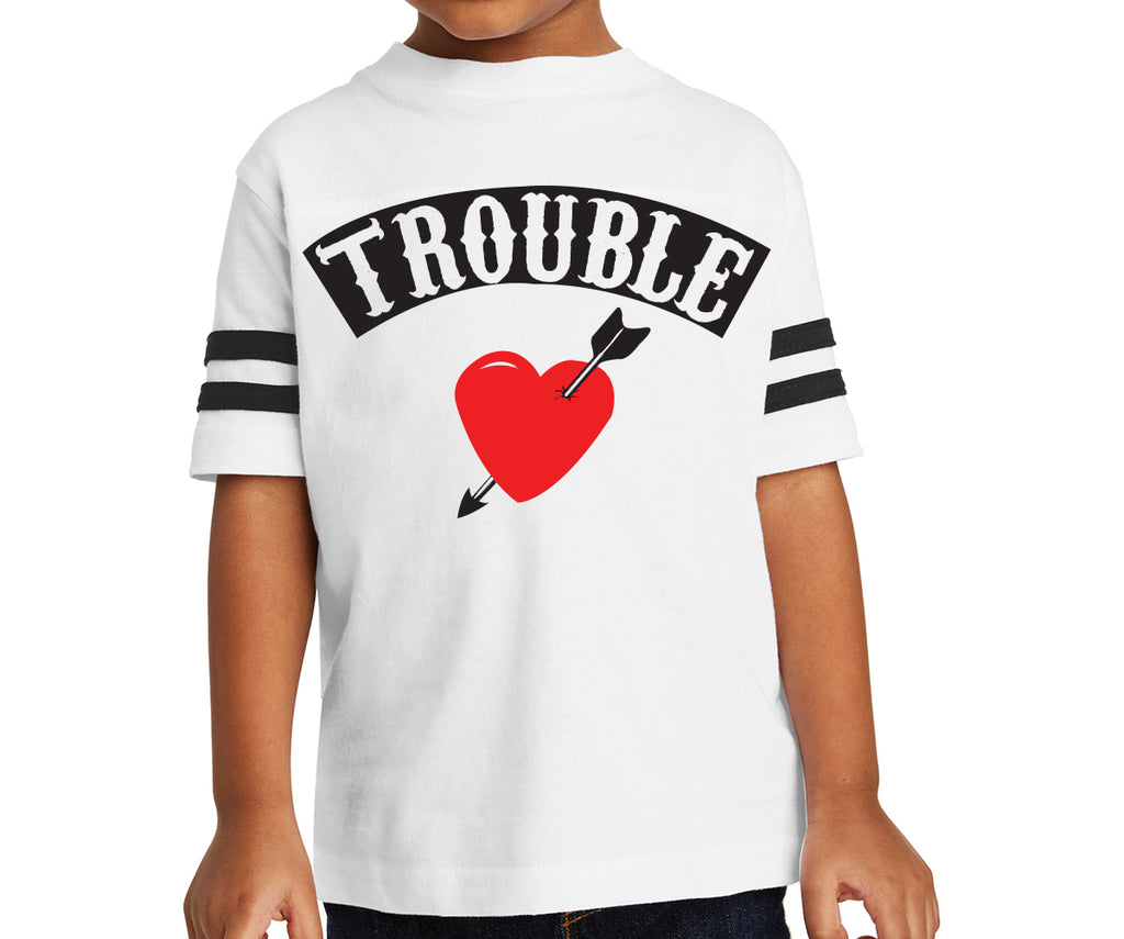 MOMMY & ME Trouble Maker & Trouble Shirts for Mom Baby and Kids