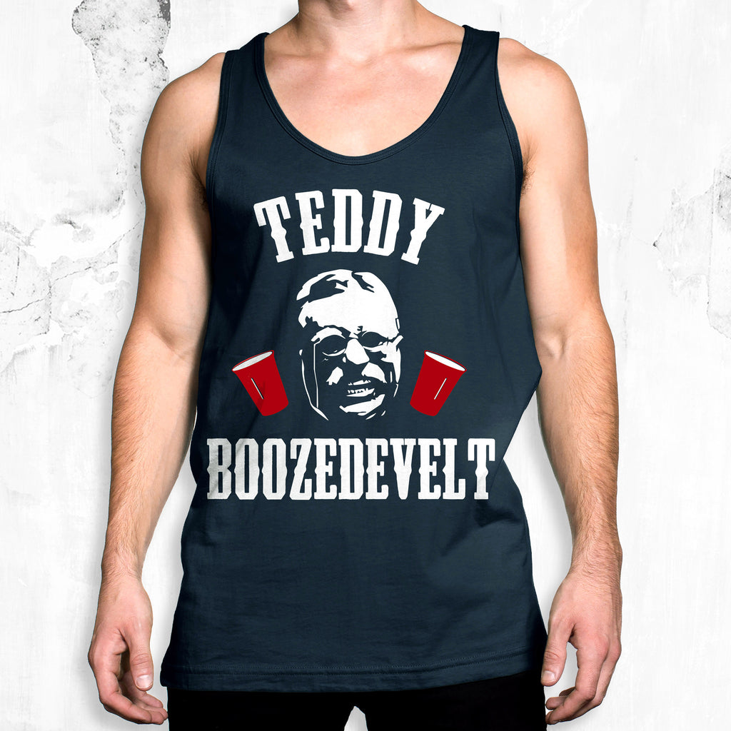 MOUNT SLOSHMORE Men's Navy Blue Tank - Pick President