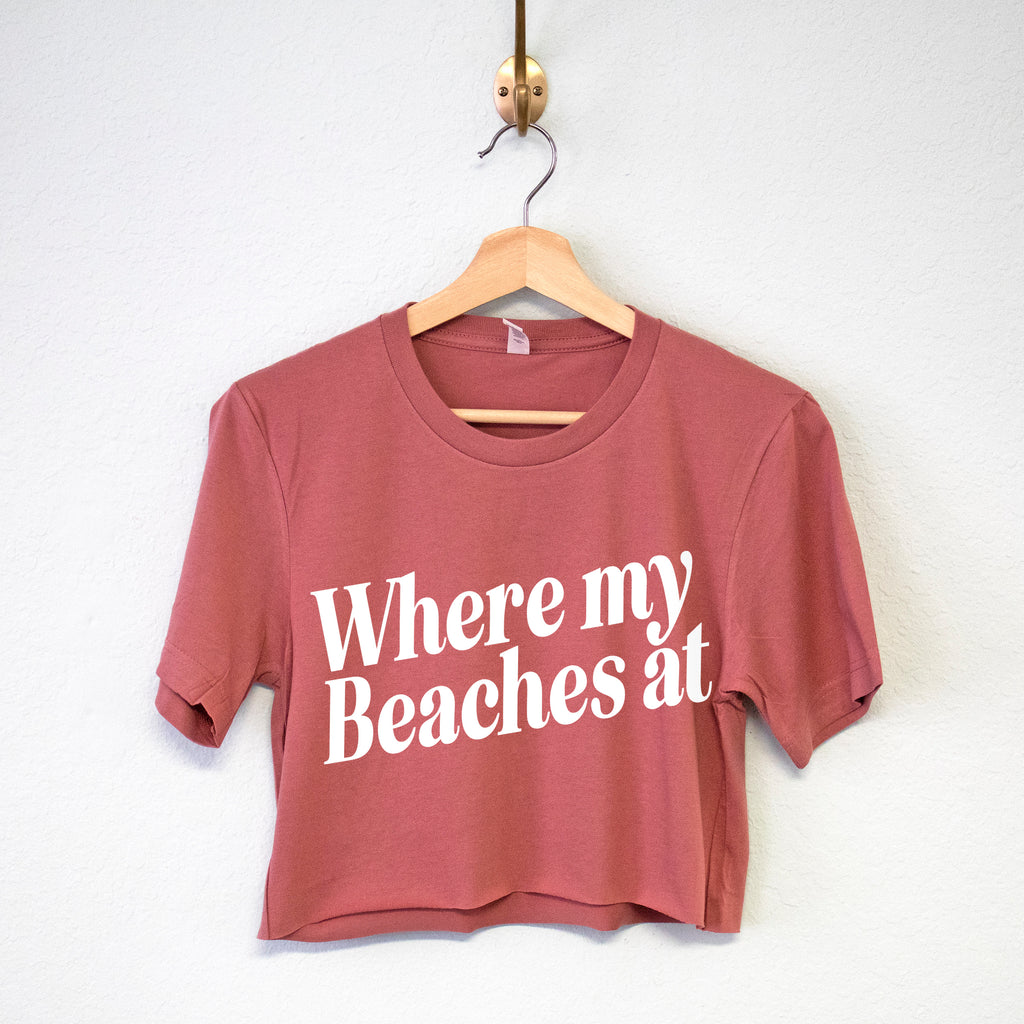 WHERE MY BEACHES At Shirt