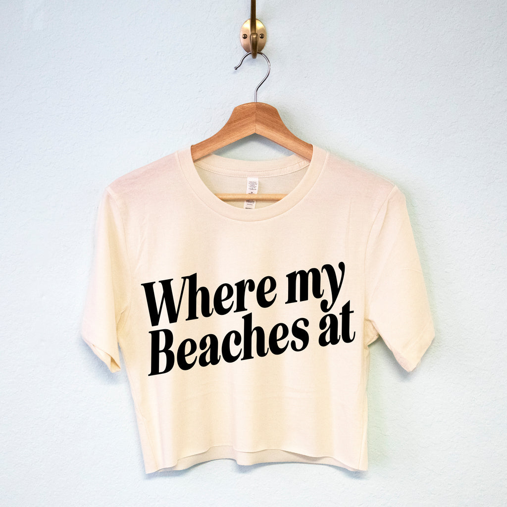 WHERE MY BEACHES At Shirt